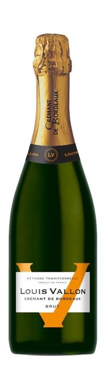 Louis Vallon Cr&eacute;mant de Bordeaux Brut Blanc, AOC 